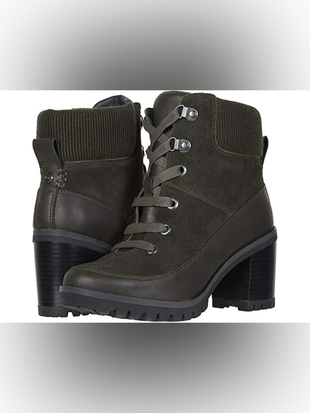 UGG Olive Redwood Waterproof Lace-up Ankle Boots